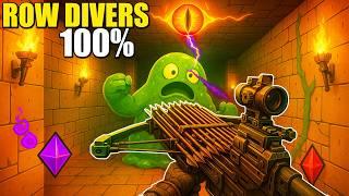 I buy ALL the UPGRADES and DESTROY the INFINITE HALLWAY | ROW DIVERS #final