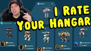 I RATE YOUR HANGAR - War Robots Live Feedback for Players - WR