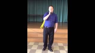 Brian singing Mandy by Barry Manilow