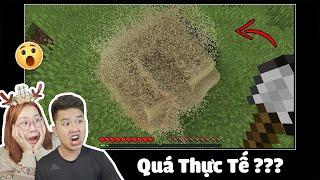 Minecraft, Nhưng Mọi Thứ Đều Siêu Thực Tế Giống Đời Thật Khiến bqThanh và Ốc Trầm Trồ ???