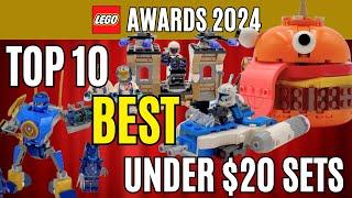 Top Ten BEST LEGO Sets Under $20! - 2024 Awards