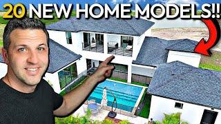 Inside 20 AMAZING New Construction Homes For Sale Near Tampa Florida [FULL TOURS]