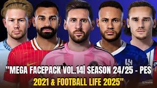 "MEGA FACEPACK VOL.14| SEASON 24/25 – PES 2021 & FOOTBALL LIFE 2025"