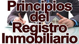 Principios de la ley 108-05 de registro inmobiliario