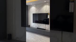 best trending color combination tv cabinet design #tv #colors #tvcabinet