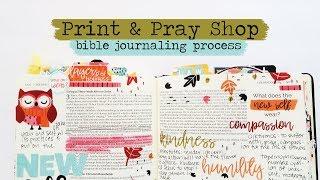 Print & Pray Shop Bible Journaling | Layers