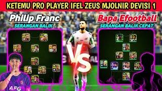 BAPA EFOOTBALL VS PHILIPS FRANC KETEMU JUARA IFEL CLAN ZEUS DI DEVISI 1