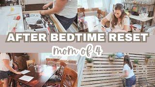 AFTER BEDTIME RESET - catching up, homeschool prep, declutter