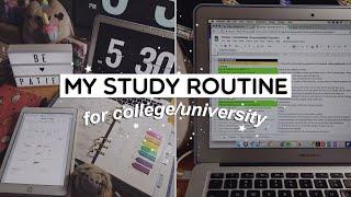 My Study Routine ️ | Active Recall