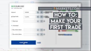 How To Make Your First Trade | Trading with Markets.com