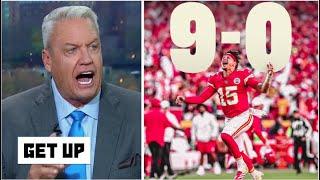 GET UP | UNDEFEATED season & Historic Super Bowl for Mahomes! - Rex Ryan on Chiefs improve to 9-0