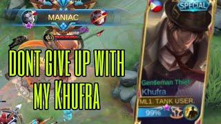 KHUFRA COMEBACK ISRAEL + MANIAC |mlbb