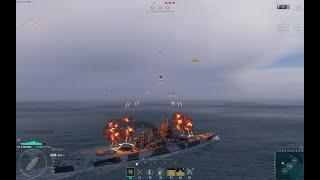 World of Warships: IJN Satsuma (A-150 Super Battleship) vs THREE Aircraft Carriers!