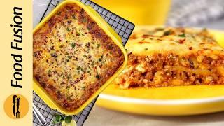Smoky Beef Lasagna Recipe by Food Fusion