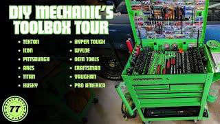 DIY Mechanic's Toolbox Tour: US General 5 Drawer Mechanics Cart