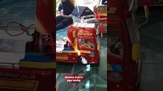 Miniatur truk RC giga towing bersama giga cabe balap &canter sengon balap mbois lop#shorts