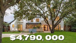 TOUR A $4.7M TRANSITIONAL HOME | Texas Real Estate | Dallas Realtor | PRESTON HOLLOW