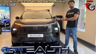 Tata Safari Stealth Edition: Matte Black Masterpiece 