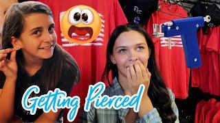 GETTING OUR EARS DOUBLE PIERCED AND MY HELIX IN A PIERCING VLOG! EMMA AND ELLIE