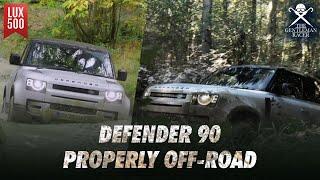 The Gentleman Racer takes on the Defender 90
