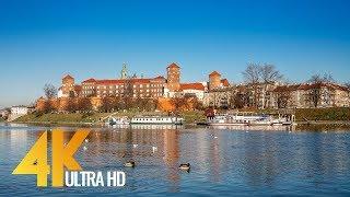 4K Cities of The World: Krakow, Poland - 30 min Video with Music