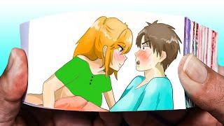 Alex and Steve | Minecraft Anime FlipBook Animation