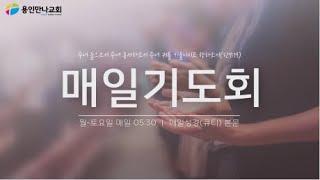 용인만나교회 매일기도회| 2024.12.23 | 찬양의 이유, 그때도 지금도