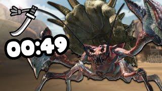 Poor Crab Never Stood a Chance | MHFU Daimyo Hermitaur Training School Speedrun 00:49