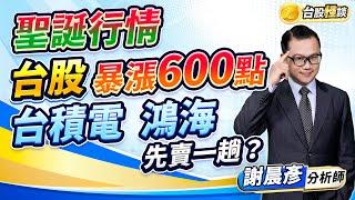 2024.12.23【聖誕行情台股暴漲600點 台積電鴻海先賣一趟？】台股怪談 謝晨彥分析師