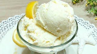 Voglia di questo DELIZIOSO GELATO Cremoso al limone? Soltanto 3 ingredienti.Ricetta in 5 minuti!