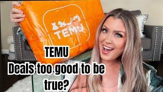 TEMU HAUL | TEMU DEALS TO GOOD TO BE TRUE? | HOTMESS MOMMA MD