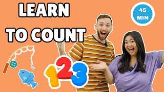 Learn To Count For Littles | Counting, Fishing, Crafts, Park, and Playing