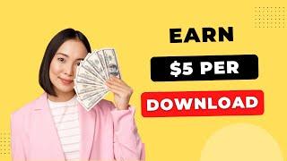 5 Steps How to Make Money Online 2024 - Earn $5 Per Download - Temu Affiliate Program