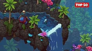 Top 50 Best - Open World Pixel Art Games - All Of Time