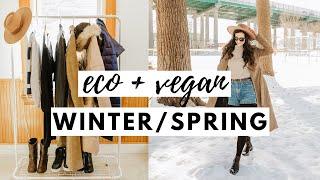 WINTER TO SPRING ECO CAPSULE WARDROBE ESSENTIALS | VEGAN FASHION