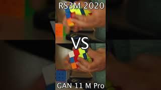 GAN 11 M PRO vs RS3M 2020 [Rubik's Cube Battle] #shorts
