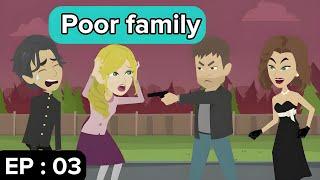 Poor family part 3 | English story | Learn English | Stories in English | Parvi English