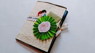 DIY handmade card idea | scrapbook idea| DIY album making | Nandani's crafty