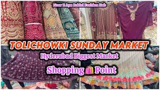 TOLICHOWKI SUNDAY MARKET || ₹ 350️Readymade Suits “ Hyderabad Bigest Shopping Centre Hakeempet