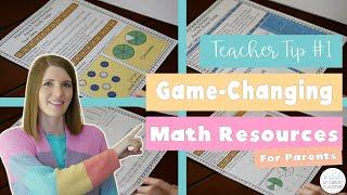 Game-Changing Math Resources for Parents |  Teacher Tip #1