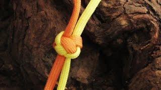 How To Tie A 2 Strand Paracord Diamond Knot/Knife Lanyard Knot