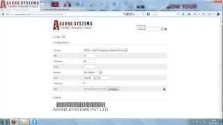 Aarna Systems Demo for Barcode generation and integration