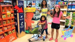 Kids Pretend Play Shopping at Supermarket for Healthy food part 2