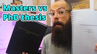 The Simplest Breakdown: Masters and PhD Theses