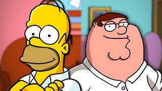 Peter Griffin vs. Homer Simpson - Rap Battle! - ft. Chris Voiceman & Joe Cliff Thompson