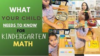 What Your Child Needs to Know for Kindergarten Math?