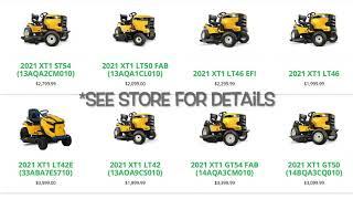 Save $100 on Select Cub Cadet XT1 Enduro Series Lawn Tractors!