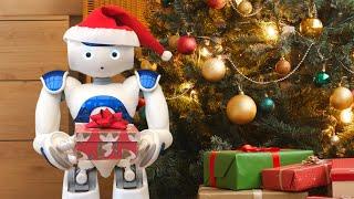 Nao Robot Opens a Raspberry Pi for Christmas