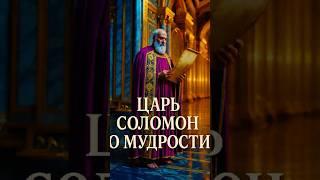 Царь Соломон о мудрости ⁉️#библия