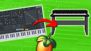 Como hacer un Piano Sintetico (Paso a Paso Desde cero) | FL Studio Tutorial